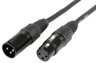 כבל הגברה PULSE PLS00268 - XLR 3P (M) ~ XLR 3P (F) - 5M - DMX