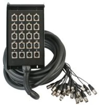 קופסת הגברה - PULSE PLS00325 - 20X XLR 3P - 15M