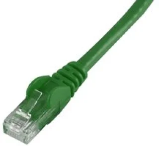 כבל רשת יצוק - CAT6 0.2M - בידוד ירוק