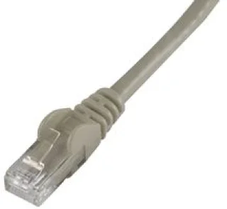 כבל רשת יצוק - CAT6 0.2M - בידוד אפור