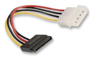 כבל למחשב - (0.15M - SATA 15P (F) ~ MOLEX 4P (M