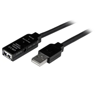 כבל מאריך USB פעיל USB 2.0, 5 מטר, A זכר ל-A נקבה