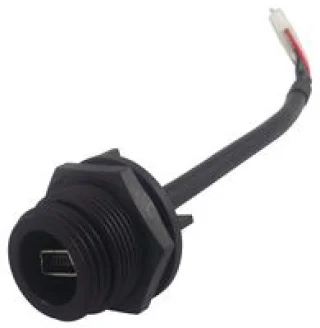 כבל תעשייתי USB - נקבה MINI B ← זכר PX0446 - MOLEX
