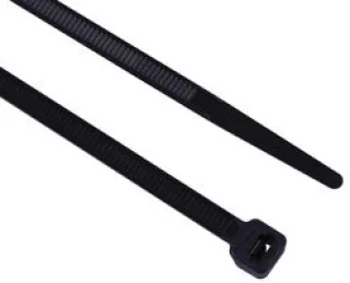 אזיקונים שחורים מפלסטיק - 500MM X 7.5MM
