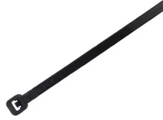 אזיקונים שחורים מפלסטיק - 200MM X 3.6MM