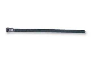אזיקונים שחורים רב פעמיים מפלסטיק - 300MM X 7.6MM