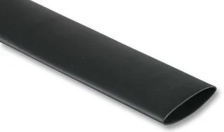 בידוד מתכווץ שחור עם דבק - יחס כיווץ 4:1 - קוטר 24.0MM