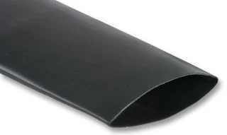 בידוד מתכווץ שחור עם דבק - יחס כיווץ 3:1 - קוטר 50.0MM