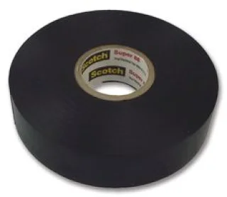 איזולירבנד מקצועי שחור - 3M SCOTCH SUPER 88 - 38MM X 33M