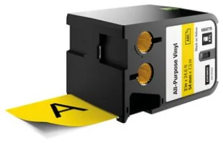 סרט סימון מויניל (54MM X 7M- (PVC - שחור על צהוב