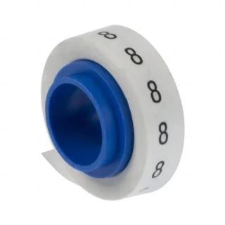 גליל מדבקות סימון לכבלים - ספרה ''8'' - PANDUIT PMDR-8