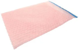 שקיות אחסון ורודות אנטי סטטיות עם בועות - 280X360MM