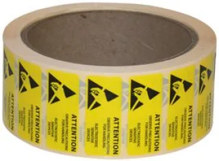 גליל מדבקות סימון אנטיסטטיות - 16X38MM