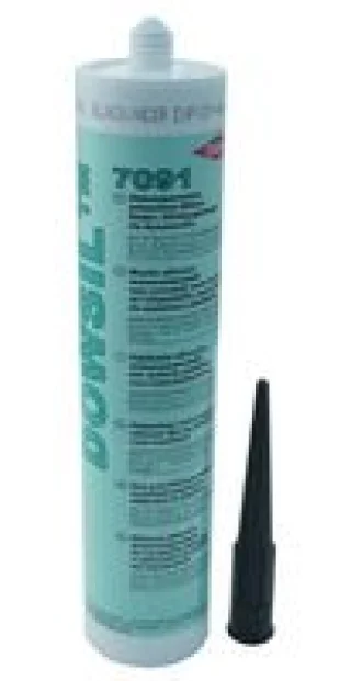 משחת סיליקון RTV - מזרק 310 מ''ל - DOW CORNING 7093 BLK