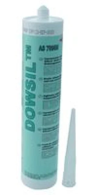 משחת סיליקון RTV - מזרק 310 מ''ל - DOW CORNING 7092 WHT