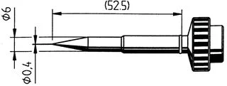 ראש לידית מלחם - ERSA 0612SDLF - PENCIL 0.4MM