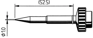 ראש לידית מלחם - ERSA 0612BDLF - PENCIL 1.0MM