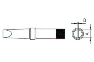 ראש למלחם - WTCP PTB8 - 2.4MM CHISEL