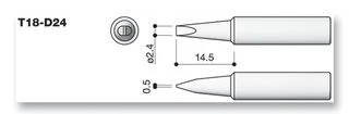 ראש מלחם 2.4mm