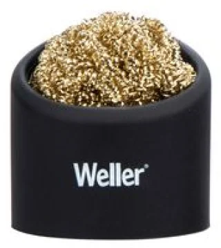 מנקה קצה ספוג פליז הלחמה של Weller עם מחזיק סיליקון - WLACCBSH