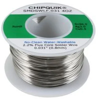 Solder Wire, No Clean, 220 °C, 0.8 mm