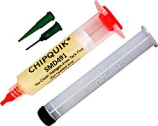 Solder Flux, No Clean, Soldering, Syringe, 10 cc