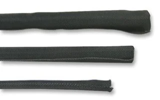 שרוול עטיפה קלוע 19mm PET שחור 25m