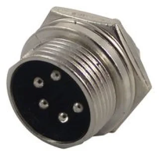 מחבר תעשייתי MIC - זכר להלחמה לפנל 5 מגעים