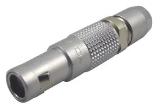 מחבר LEMO - זכר להלחמה לכבל - 2 מגעים - FGG.00.302.CLAD35