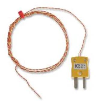 תרמוקפל סוג K - חוט 1X0.2mm - טווח -75°C ~ 250°C - אורך 2m