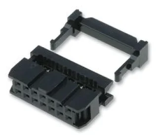 מחבר IDC SOCKET - לחיצה לכבל שטוח 16 מגעים