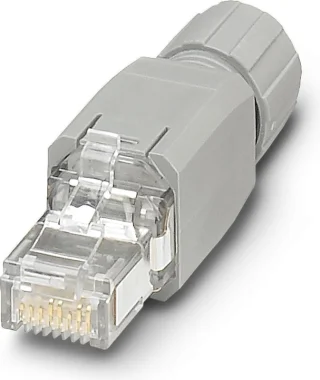 תקע RJ45 Cat5 8P8C IP20 - להרכבה על כבל