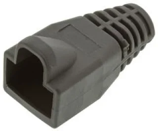 כיסויים להגנה עבור מחברים RJ45 - אפור