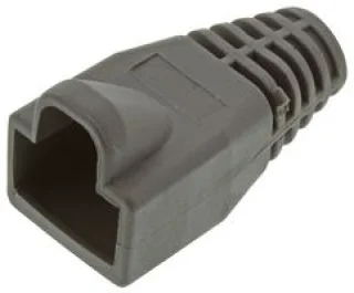 כיסויים להגנה עבור מחברים RJ45 - אפור בהיר
