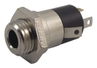 מחבר PL 3.5MM נקבה עם 4 מגעים להלחמה לפנל