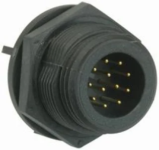 מחבר תעשייתי PX0413PC - זכר להלחמה למעגל מודפס - 12 מגעים