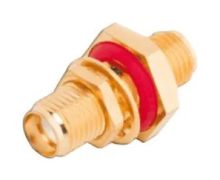 מתאם RF קואקסיאלי SMA נקבה ל-SMA נקבה - פנל ישר 50 ohm