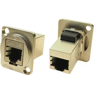 מתאם לפנל - RJ45 CAT5E FTP (F) ~ RJ45 CAT5E FTP (F) - CSK