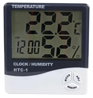 מד טמפרטורה / לחות דיגיטלי - PRO SIGNAL HTC-1
