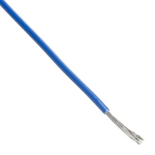 כבל חשמל גמיש לאלקטרוניקה - 18AWG - גליל 30.5 מטר - בידוד לבן