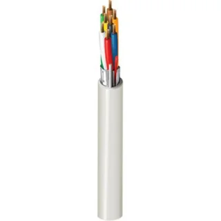 כבל פיקוד גמיש - 8 גידים 26AWG + סיכוך אלומיניום גליל 100 מטר