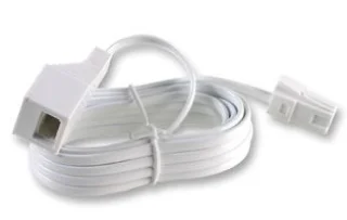 כבל רשת יצוק CAT5E 1M - בידוד כחול