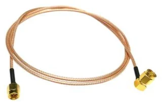 כבל קואקסיאלי RG316 - SMA ישר - SMA זוויתי - 304.8mm