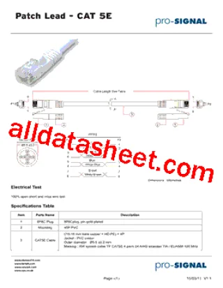 כבל רשת יצוק CAT5E 3M - בידוד ורוד