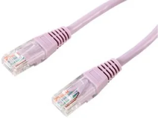 כבל רשת יצוק CAT5E 5M - בידוד סגול
