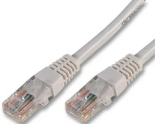 כבל רשת יצוק CAT5E 10M - בידוד לבן
