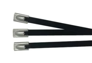 אזיקונים ממתכת עם ציפוי פלסטיק - 360MM X 4.6MM