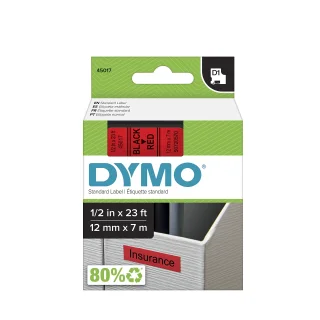 סרט פלסטיק דביק - 6MM X 7M - D1 - שחור / שקוף