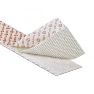 גליל ולקרו דביק לבן - VELCRO - HOOK & LOOP 50MM X 5M