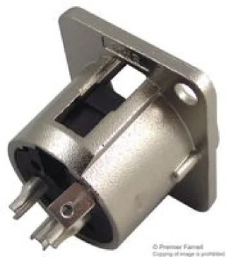 מחבר XLR זכר להלחמה לפנל - 3 מגעים - PRO SIGNAL PSG01275